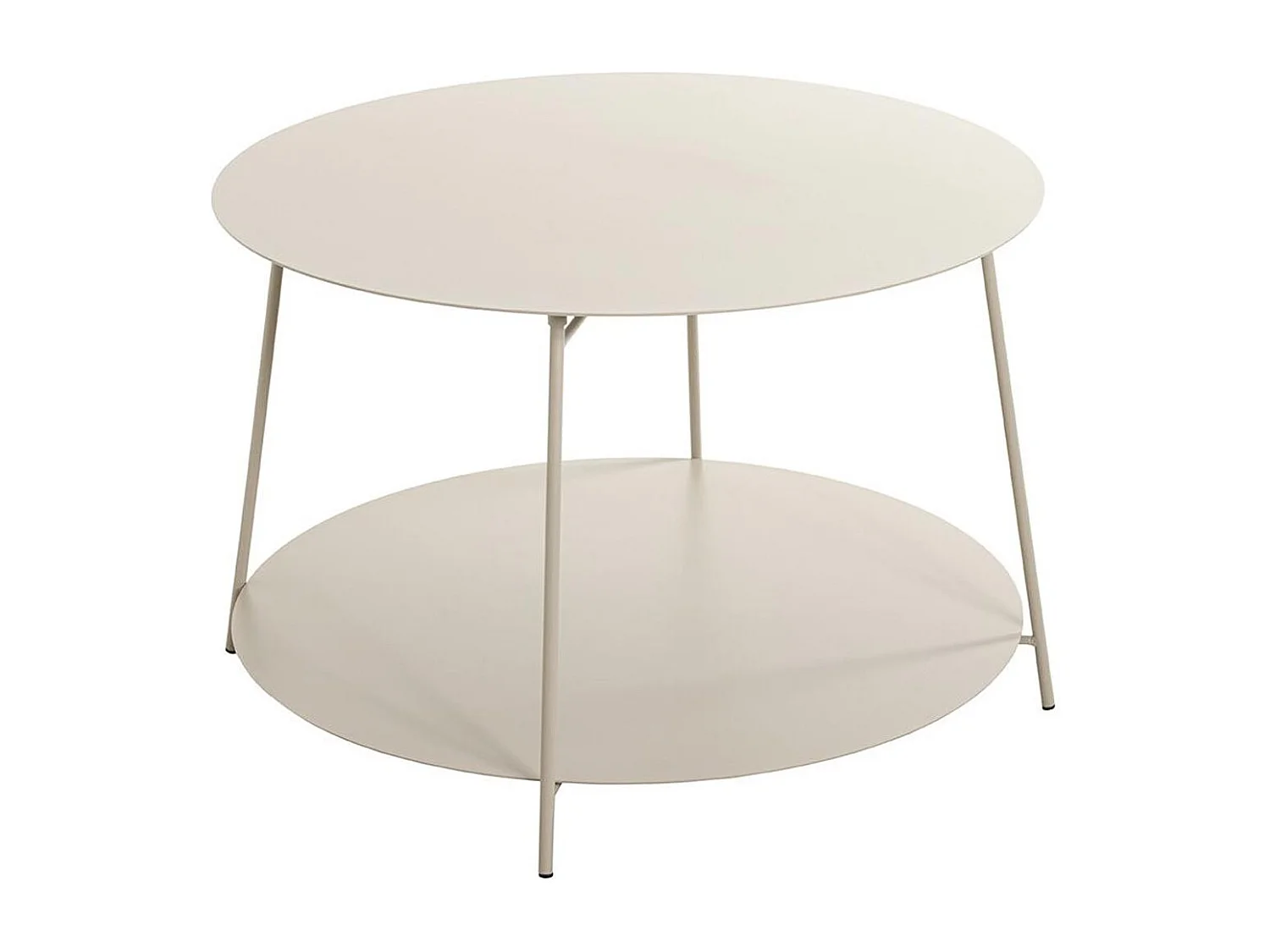 Table Basse en Métal "Conrad" 65cm Gris