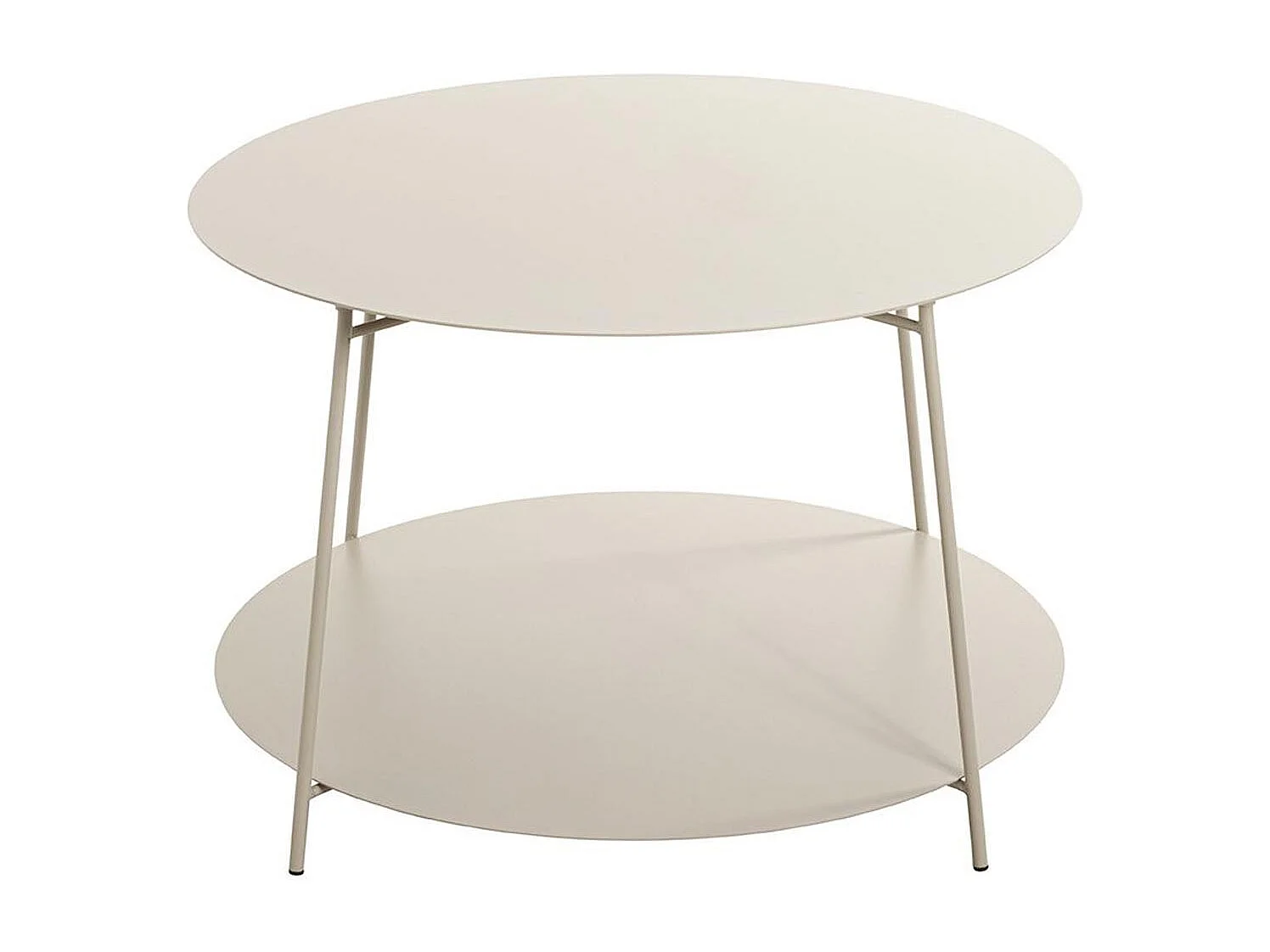 Table Basse en Métal "Conrad" 65cm Gris