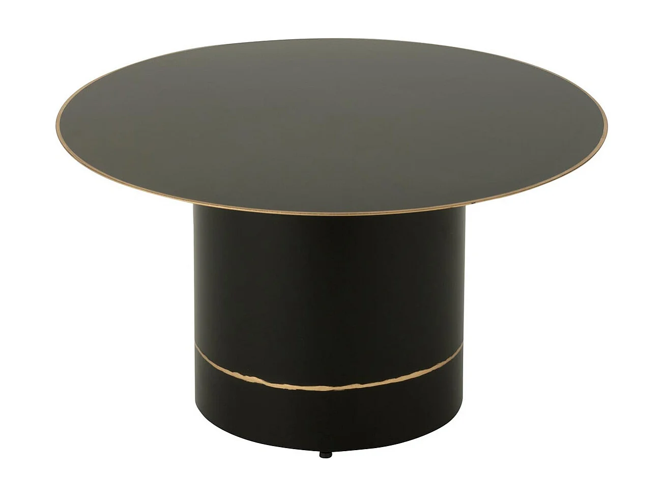 Table Basse en Métal "Border" 60cm Noir
