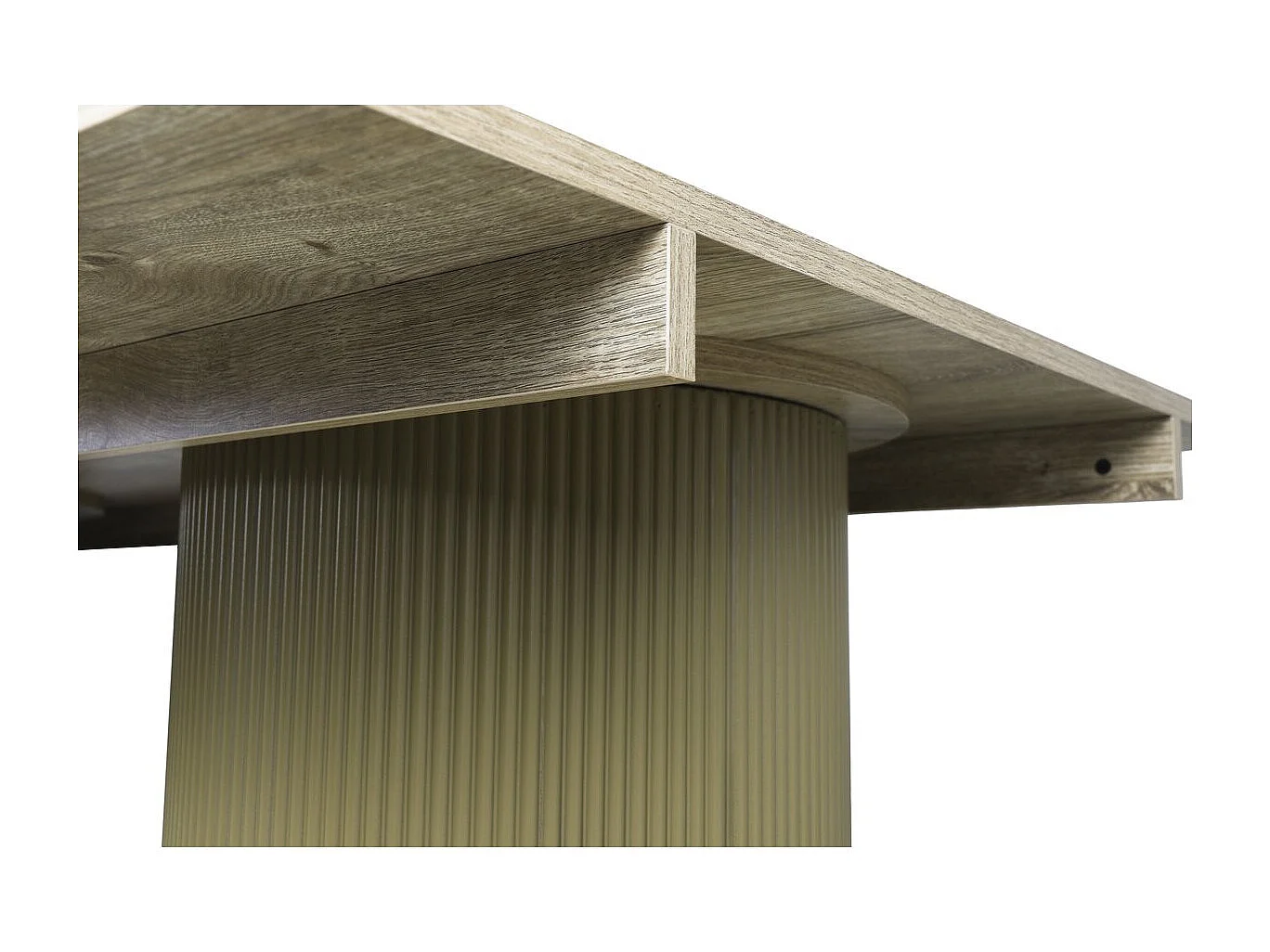 Ovaler Holz-Esstisch "Zenith" - 180 cm - 8 Sitzplätze - Beige