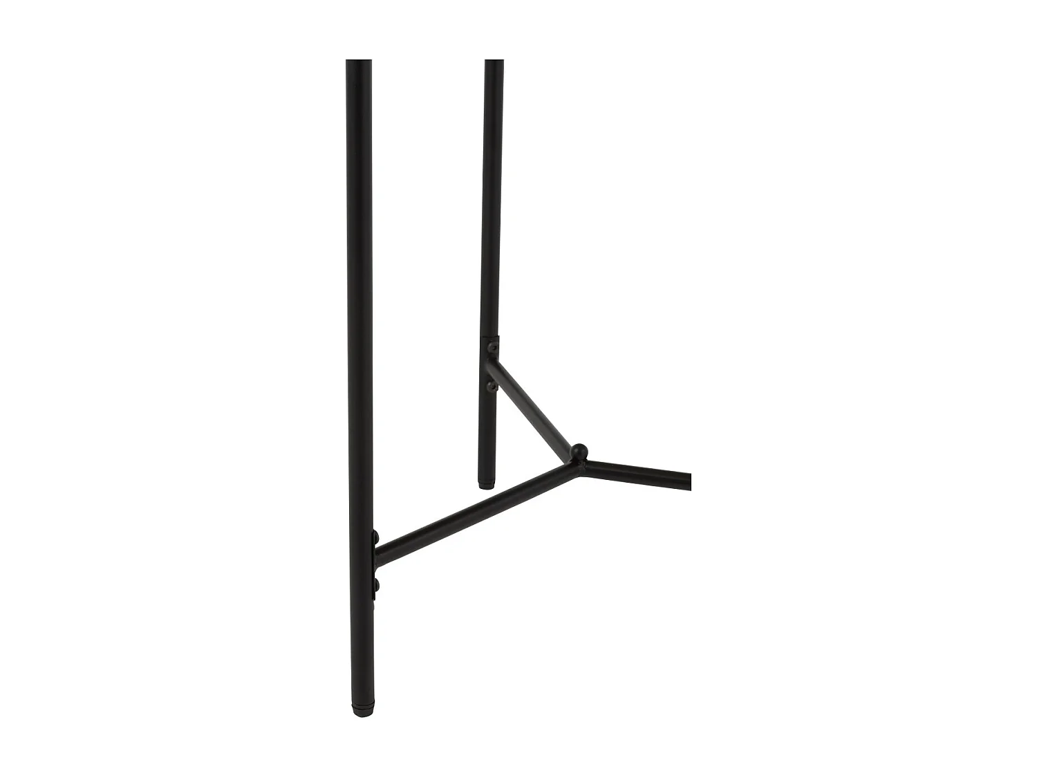 Table Basse en Verre "Zig" 50cm Marron