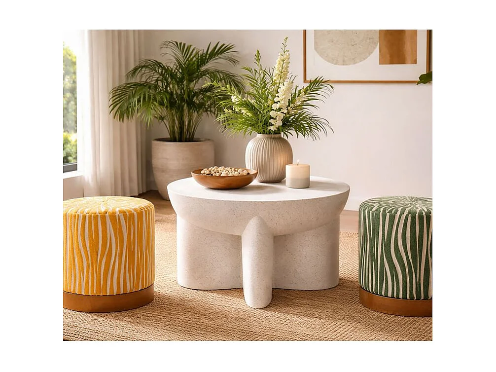 Mesa de centro History, 63,8 cm de diámetro x 42,5 cm de alto