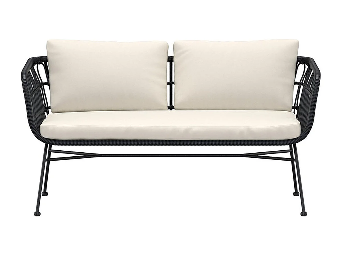 Isola Gartensofa schwarz.