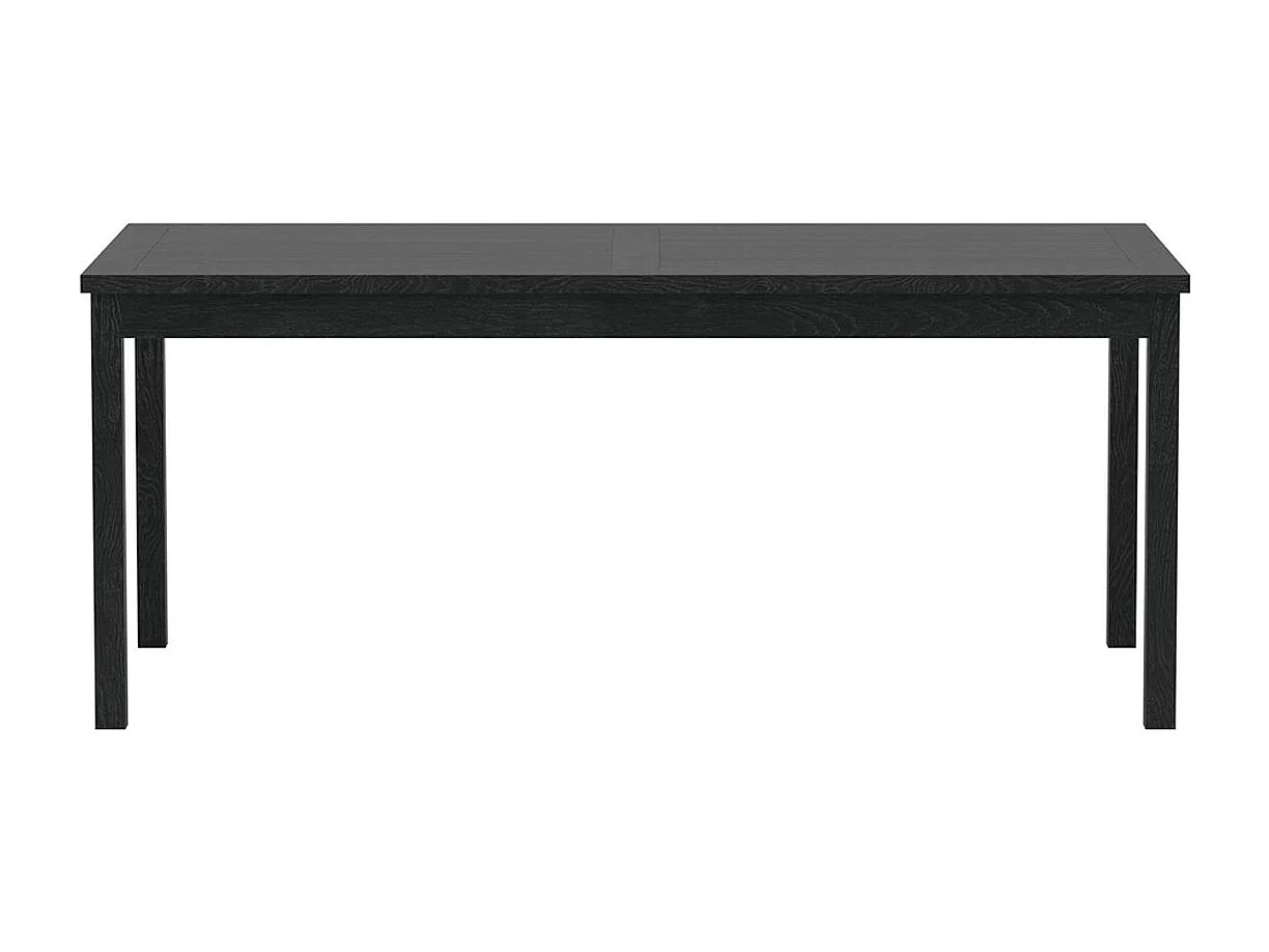 Table de Jardin en Teck "Kenya" 180cm Noir