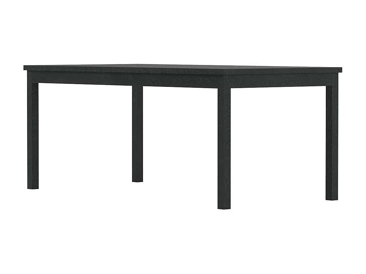 Table de Jardin en Teck "Kenya" 180cm Noir