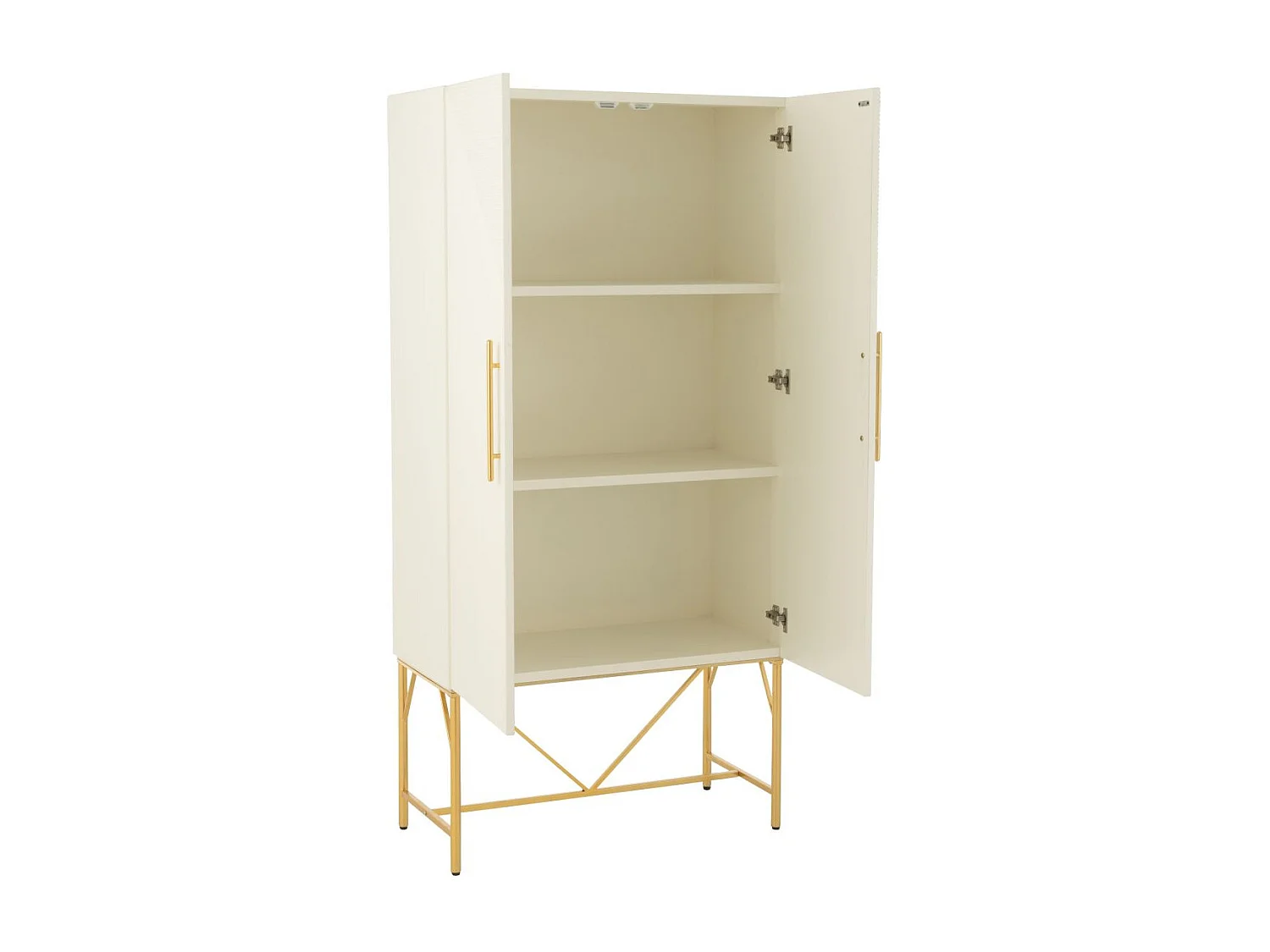Armoire Design 2 Portes "Blaine" 90cm Blanc
