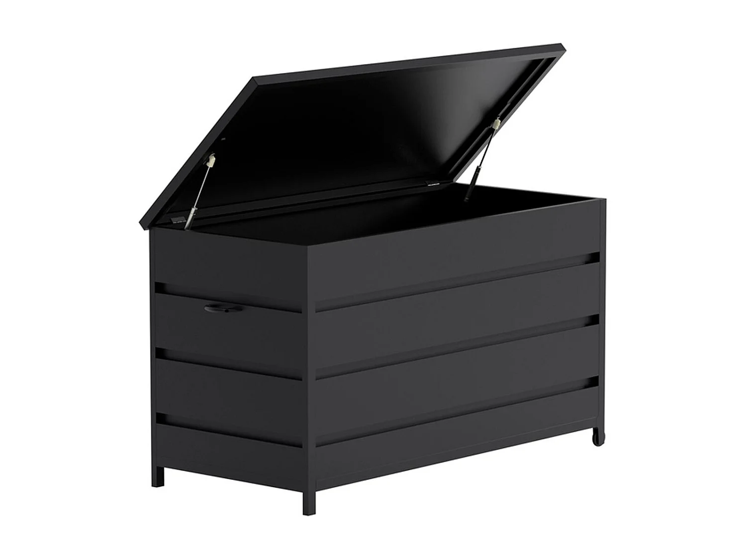 Coffre de Jardin "Nisis" 130cm Noir