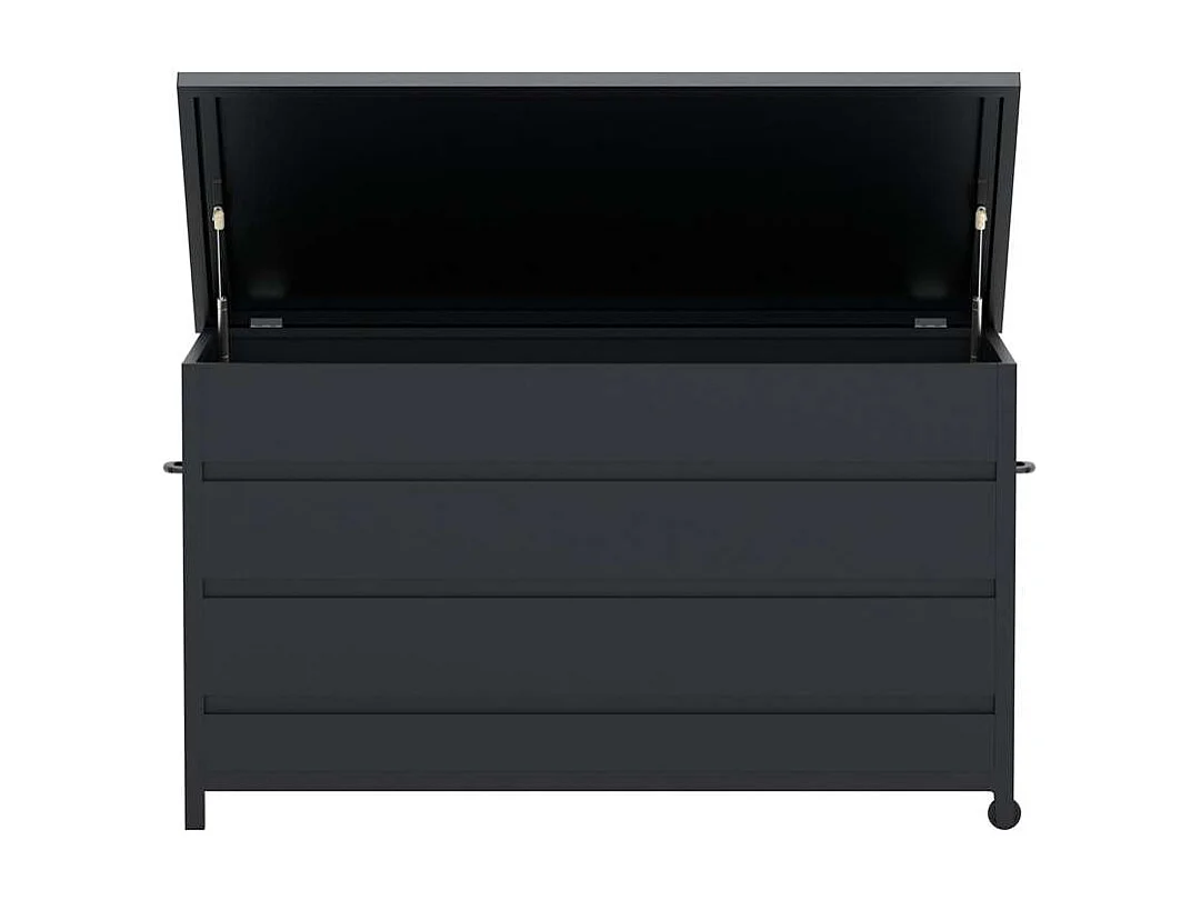 Coffre de Jardin "Nisis" 130cm Noir