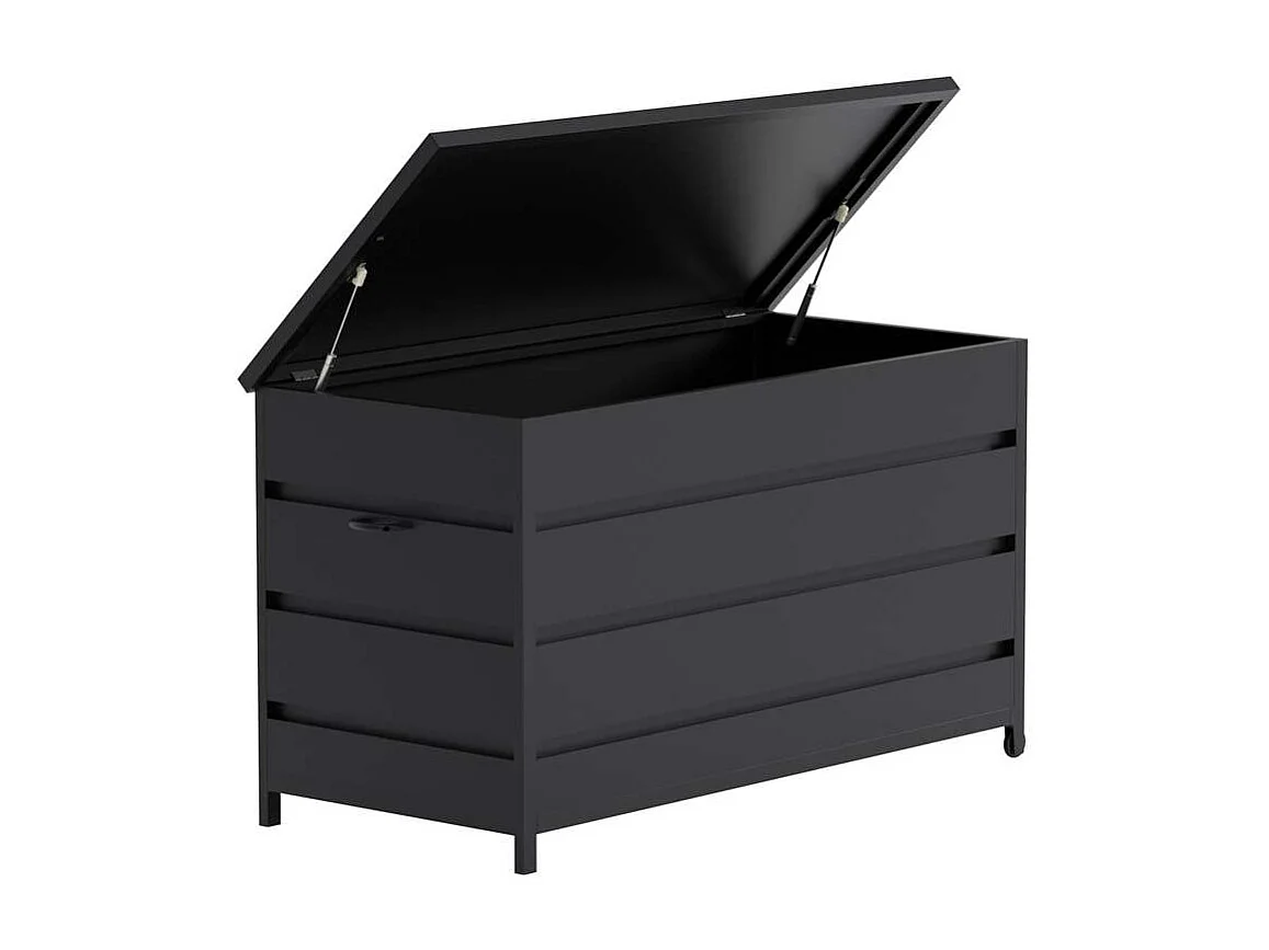 Coffre de Jardin "Nisis" 130cm Noir