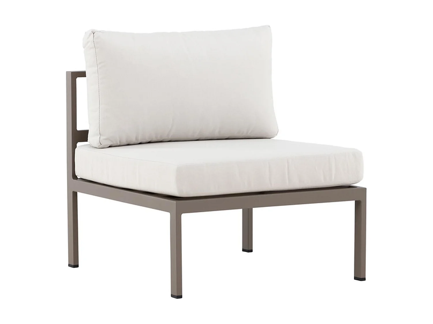 Module Canapé de Jardin "Copacabana" 74cm Marron