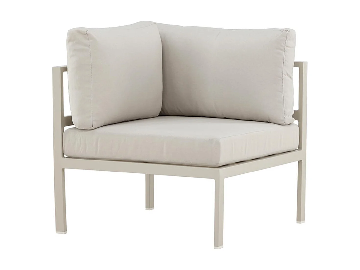 Module Canapé d'Angle de Jardin "Copacabana" 74cm Beige