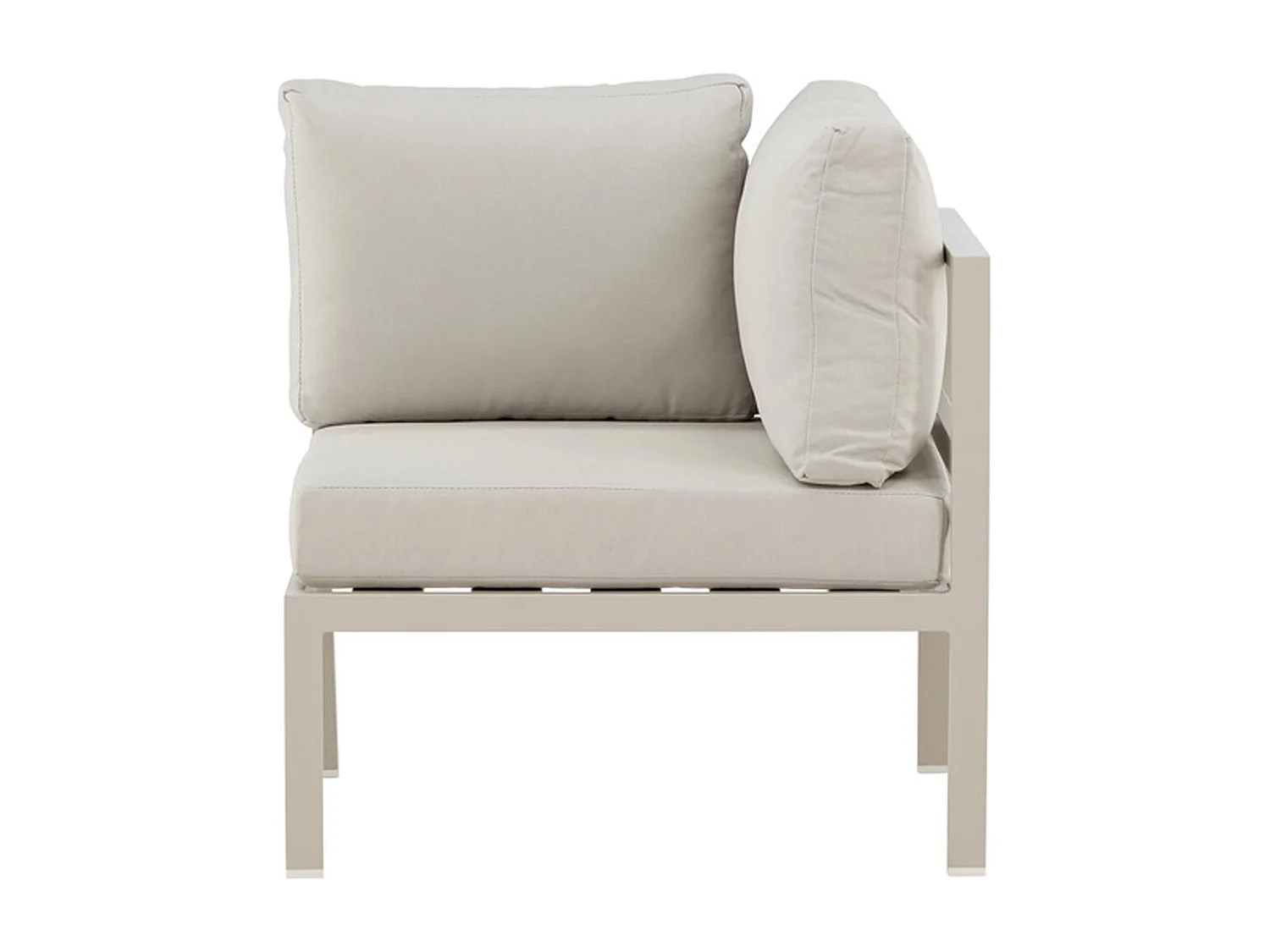 Module Canapé d'Angle de Jardin "Copacabana" 74cm Beige