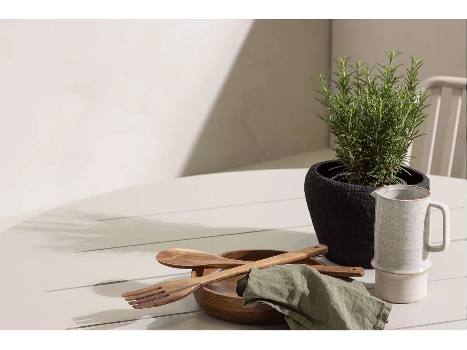 Module Canapé d'Angle de Jardin "Copacabana" 74cm Beige