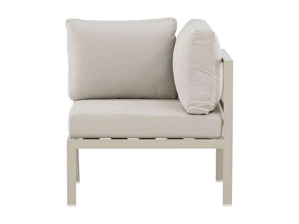 Module Canapé d'Angle de Jardin "Copacabana" 74cm Beige