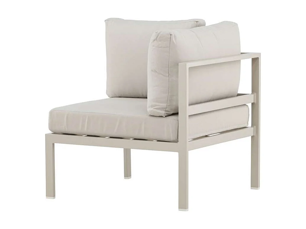 Module Canapé d'Angle de Jardin "Copacabana" 74cm Beige