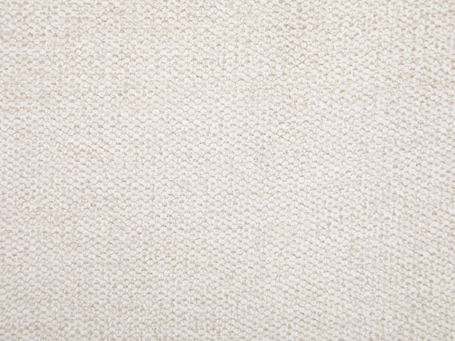 Fauteuil pivotant avec repose-pieds en tissu beige LEROKA