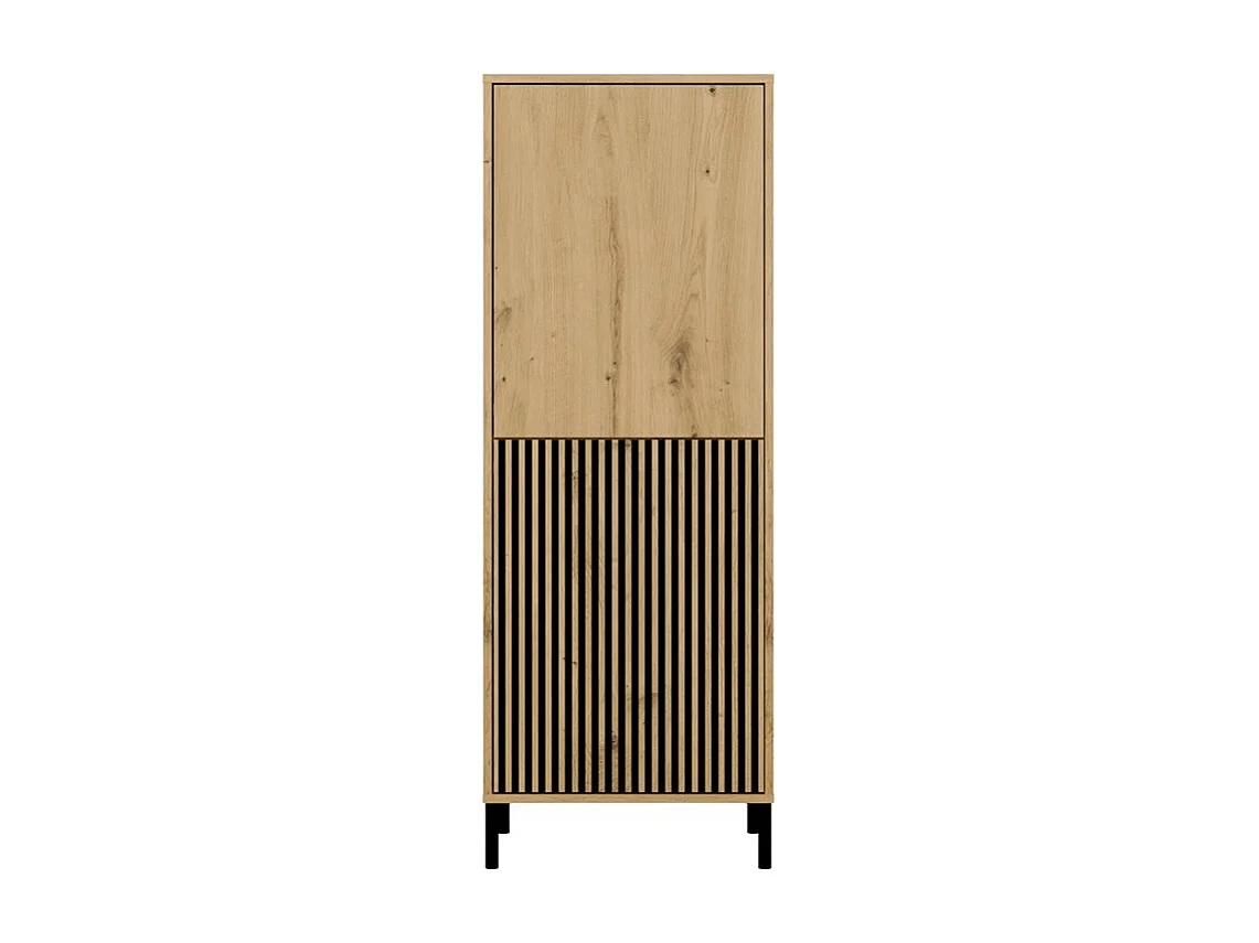 Buffet haut, chêne Artisan, 53,5 x 147,5 x 40 cm