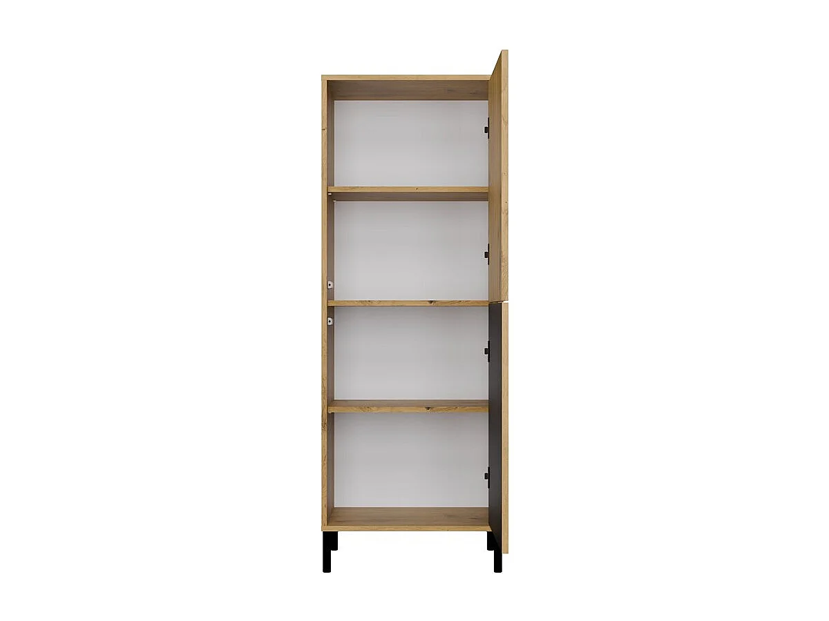Buffet haut, chêne Artisan, 53,5 x 147,5 x 40 cm