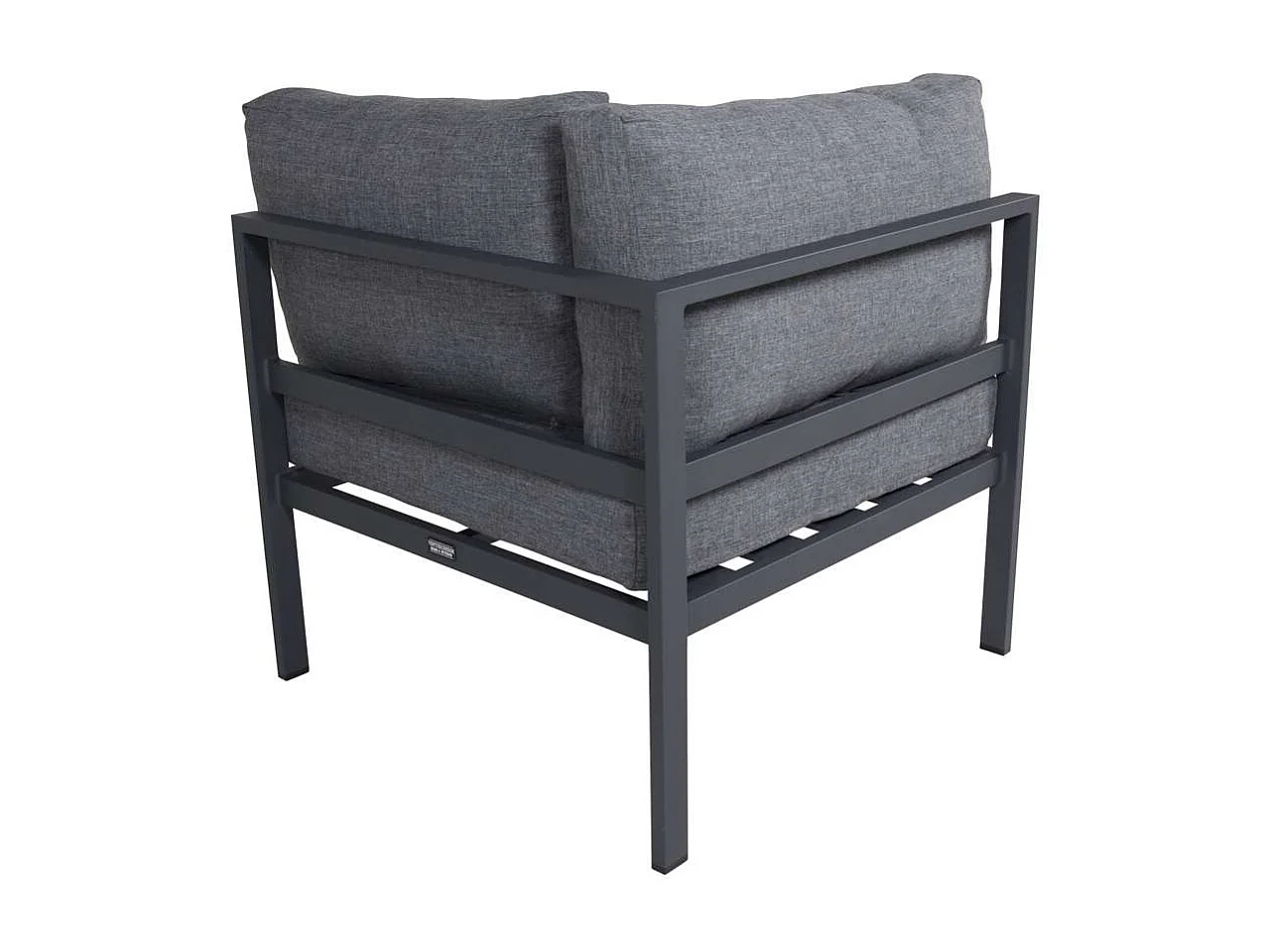 Module Canapé d'Angle de Jardin "Copacabana" 74cm Noir