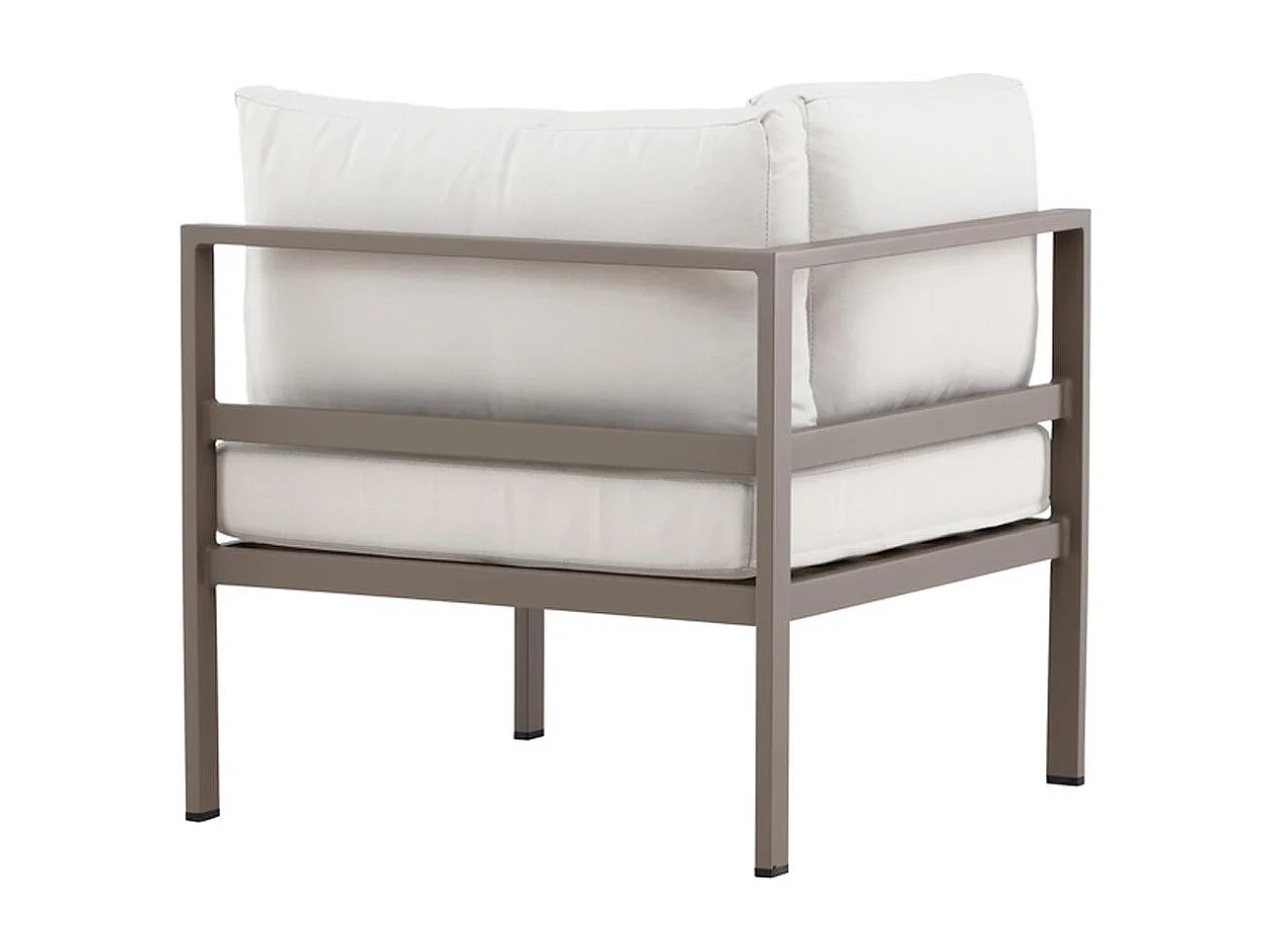 Module Canapé d'Angle de Jardin "Copacabana" 74cm Marron