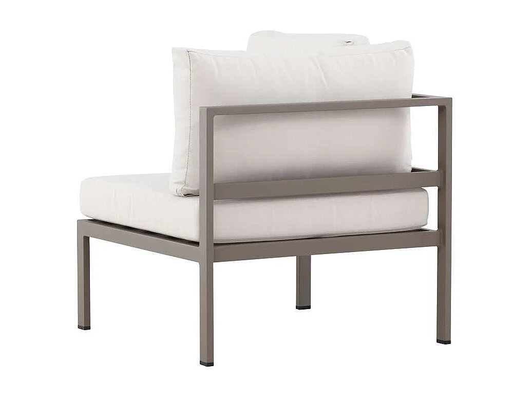 Module Canapé d'Angle de Jardin "Copacabana" 74cm Marron