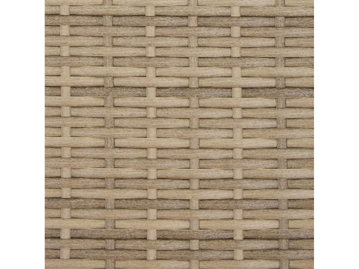 Juegos de muebles con cojín 3 pcs Beige y crema Ratán
