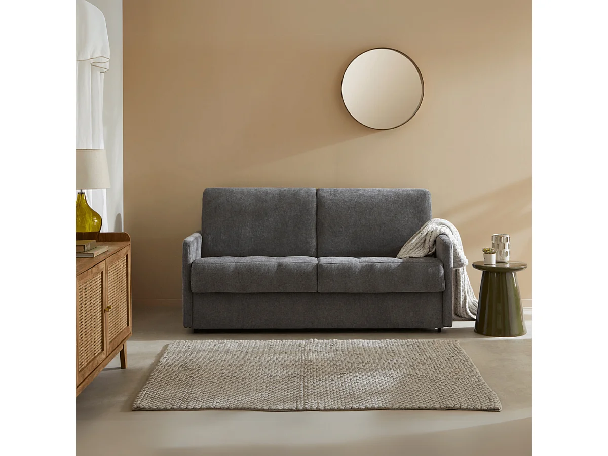 Schlafsofa 3-Sitzer mit Express-Öffnung in Stoff L175 cm - COSENZA