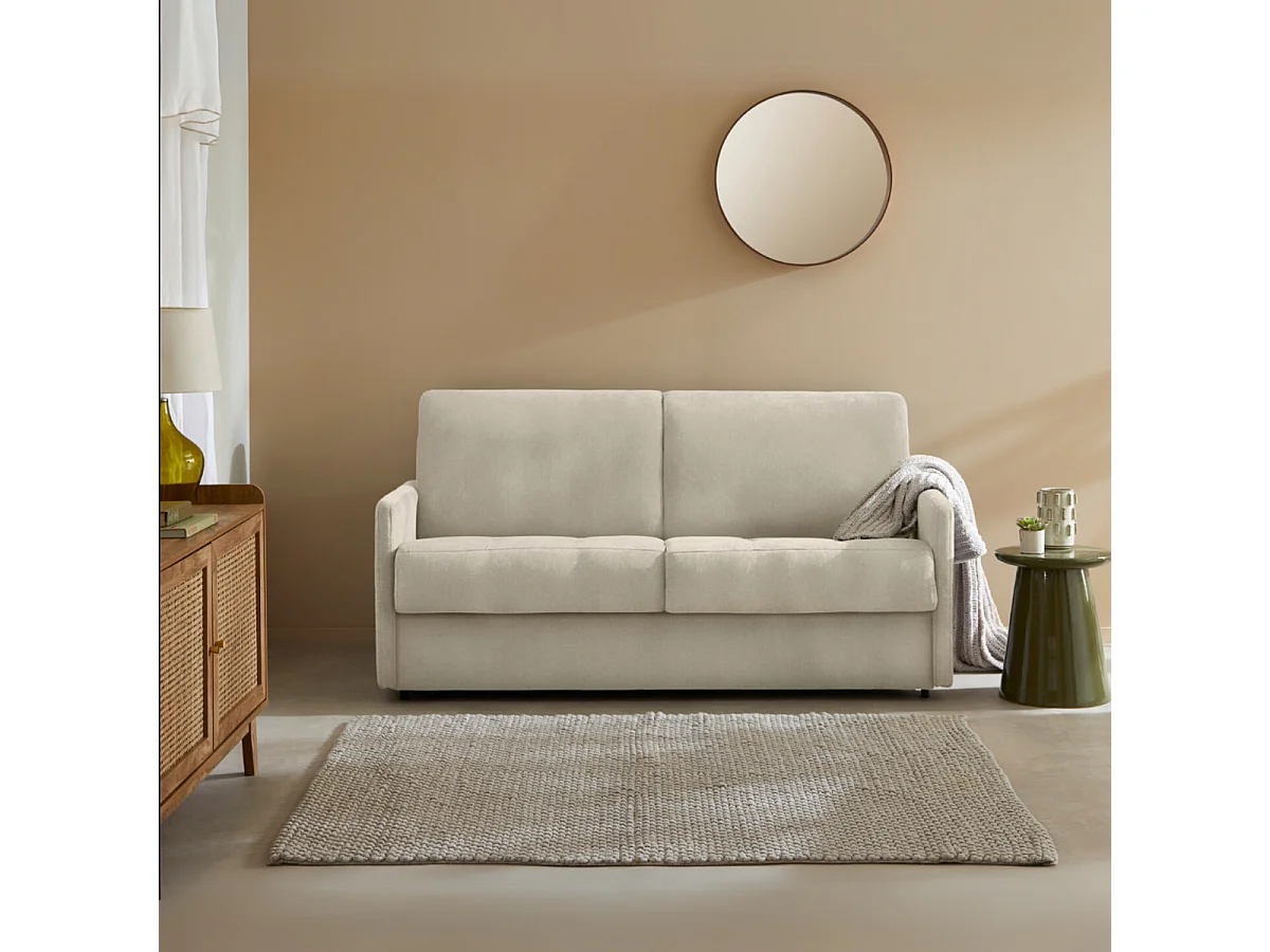 Schlafsofa 3-Sitzer mit Express-Öffnung in Stoff L175 cm - COSENZA