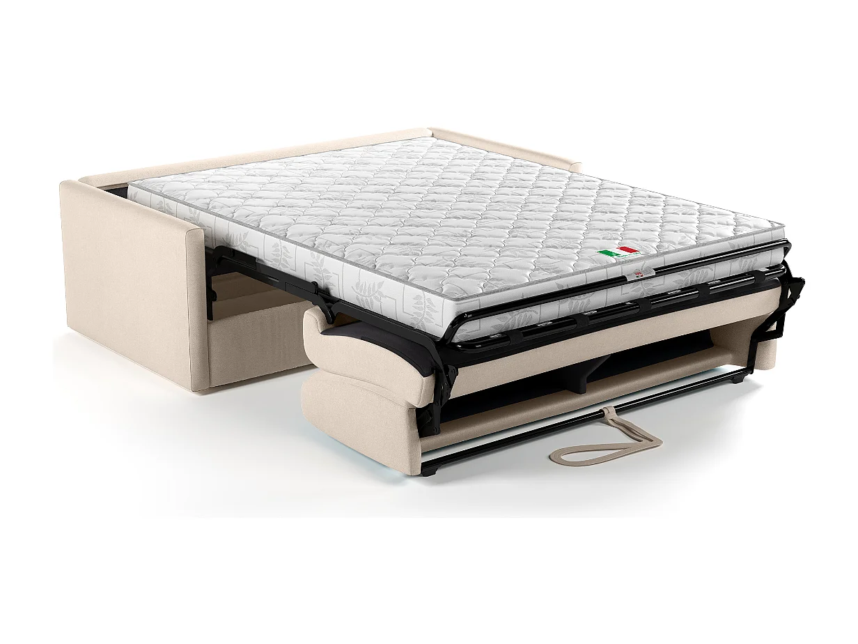 Schlafsofa 3-Sitzer mit Express-Öffnung in Stoff L175 cm - COSENZA