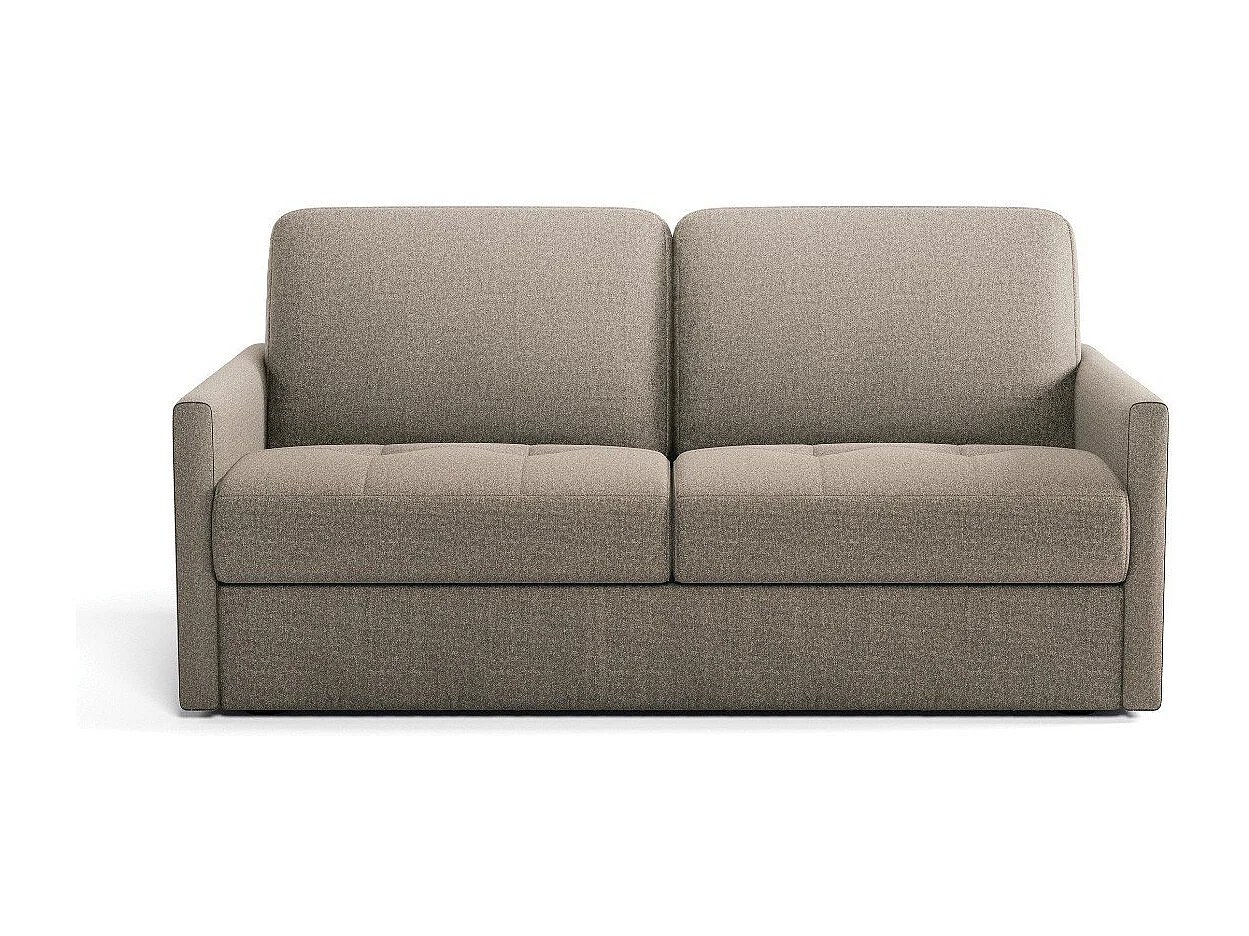 Sofá-cama de 3 lugares em tecido com colchão de 14cm - COSENZA