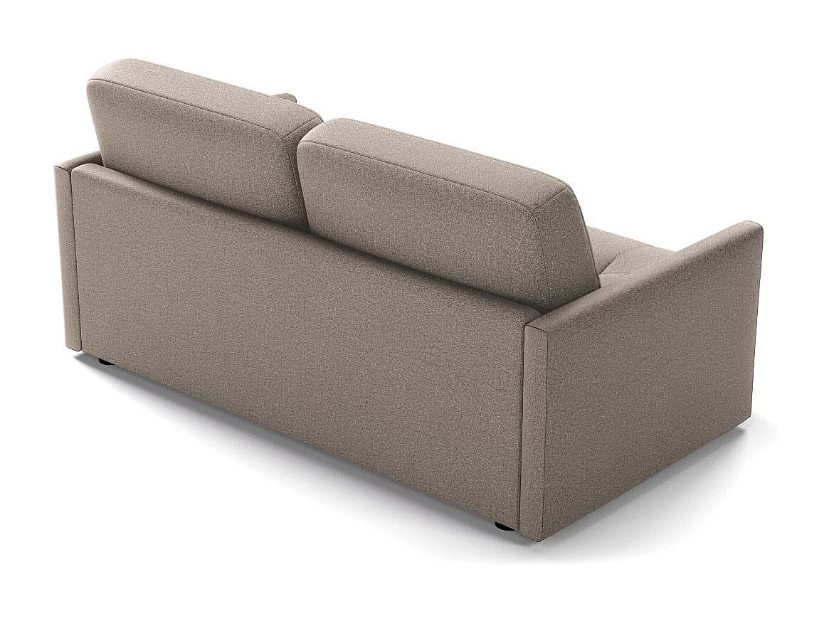 Sofá-cama de 3 lugares em tecido com colchão de 14cm - COSENZA