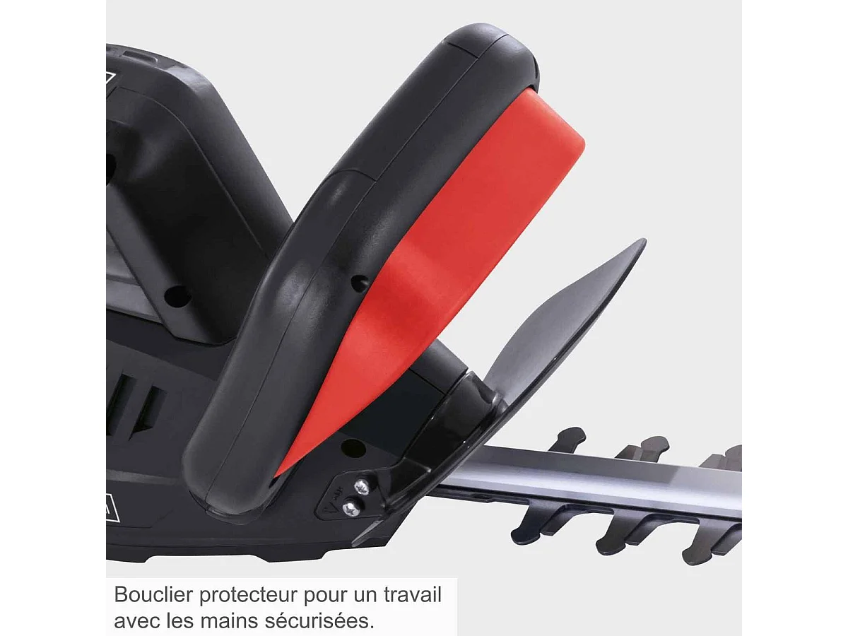Taille-haie électrique SCHEPPACH EHT610 500 W - Lame 71 cm, 1500 coupes/min