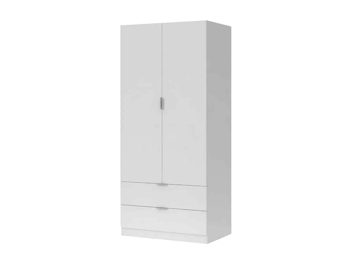 Schrank 2 Türen 2 Schubladen, H180 cm - DARION