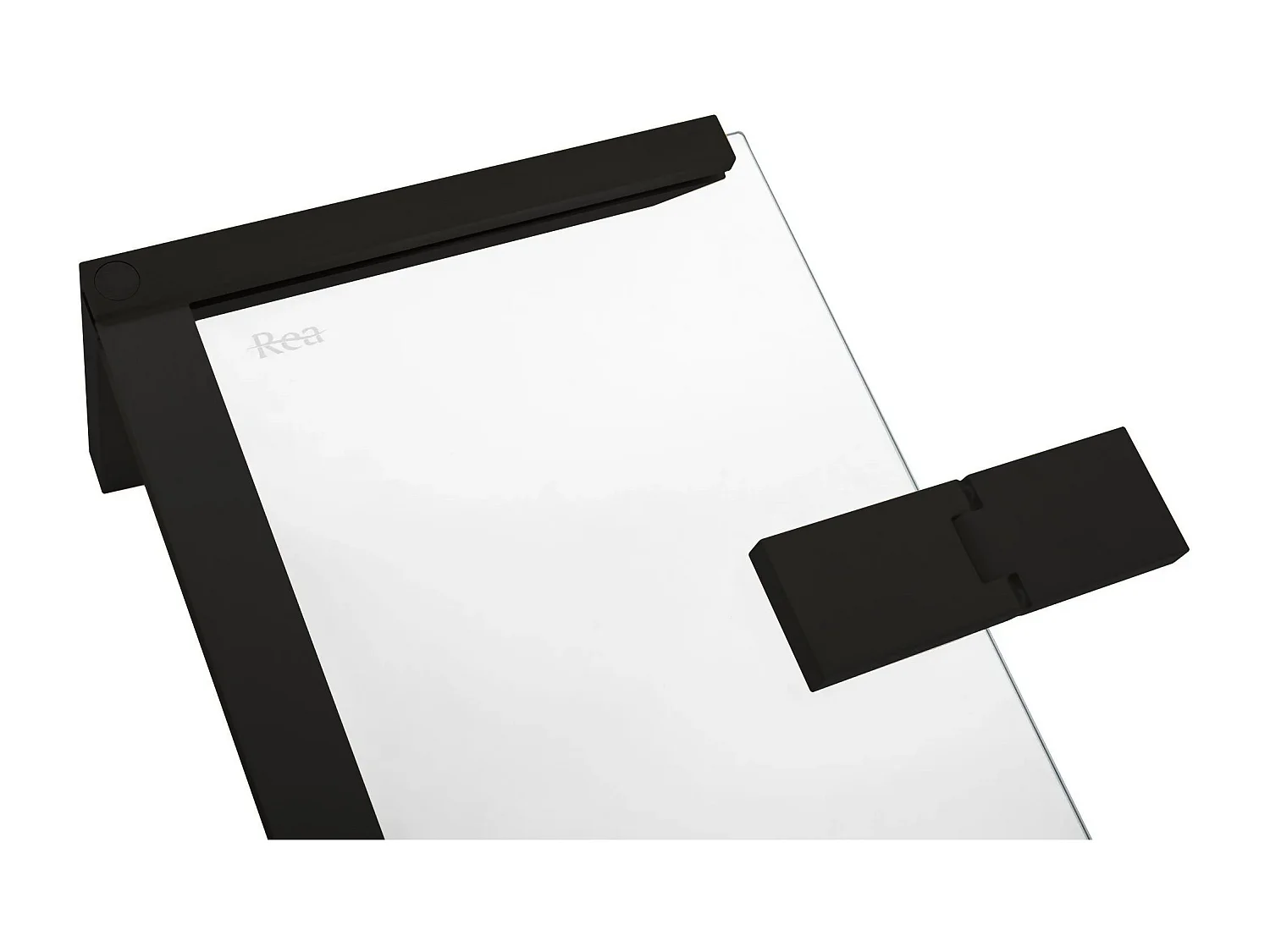 hörnduschkabin Rea HUGO DOUBLE svart 90x90