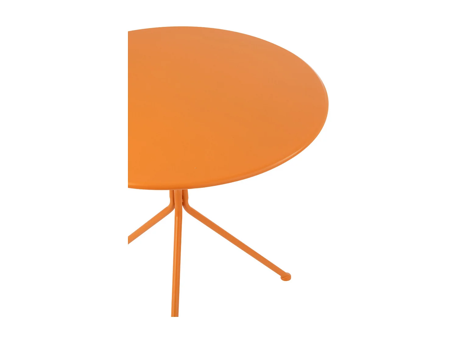 Table de Jardin en Métal "Tripod" 72cm Orange
