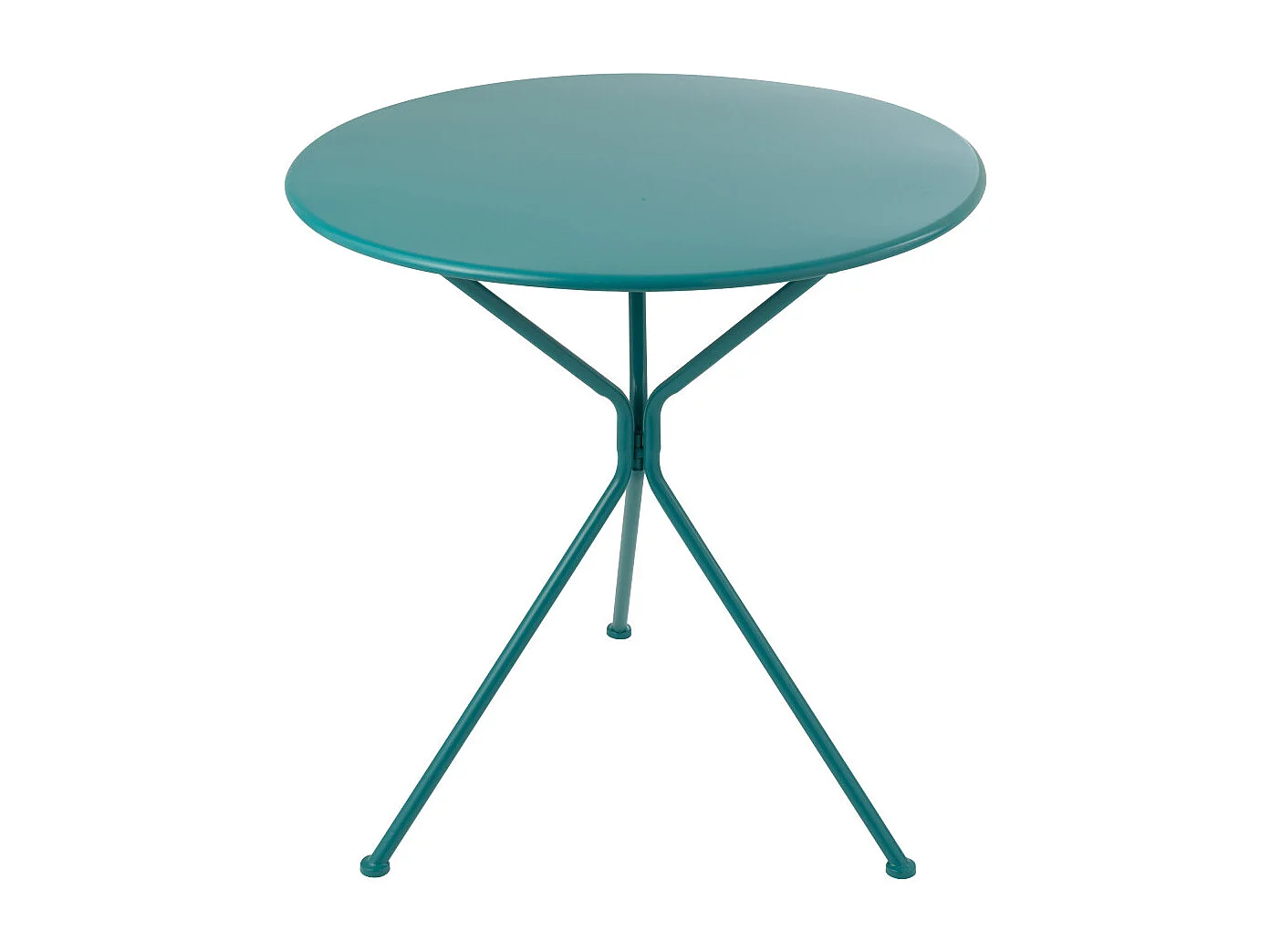 Table de Jardin en Métal "Tripod" 72cm Turquoise