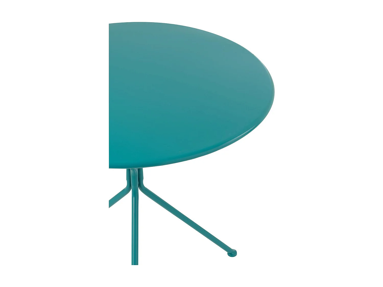 Table de Jardin en Métal "Tripod" 72cm Turquoise
