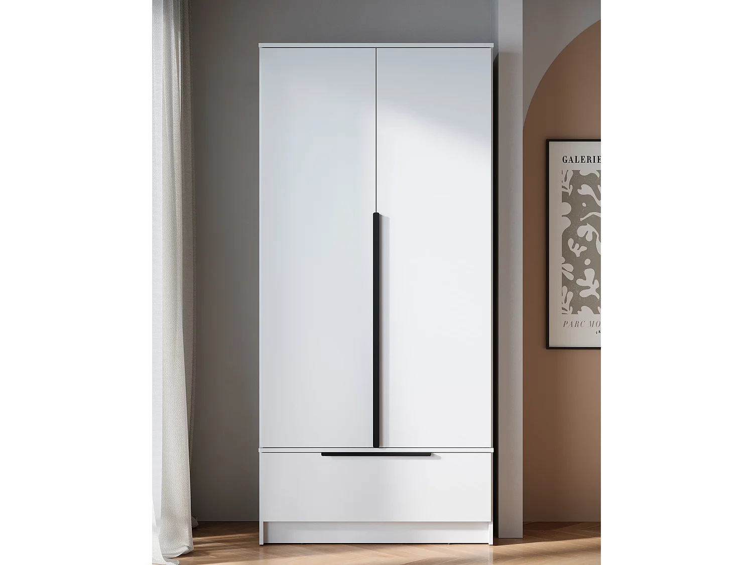 Armoire moderne fonctionnelle et spacieuse pour chambre, dressing et entrée