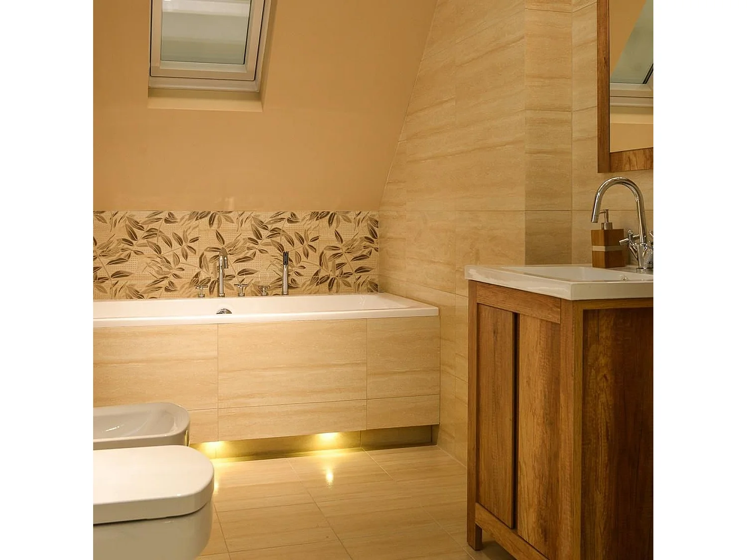 Freestanding Bathroom Vanity Unit 800mm Sink Cabinet with Basin Oak Effect Floor Storage Classic