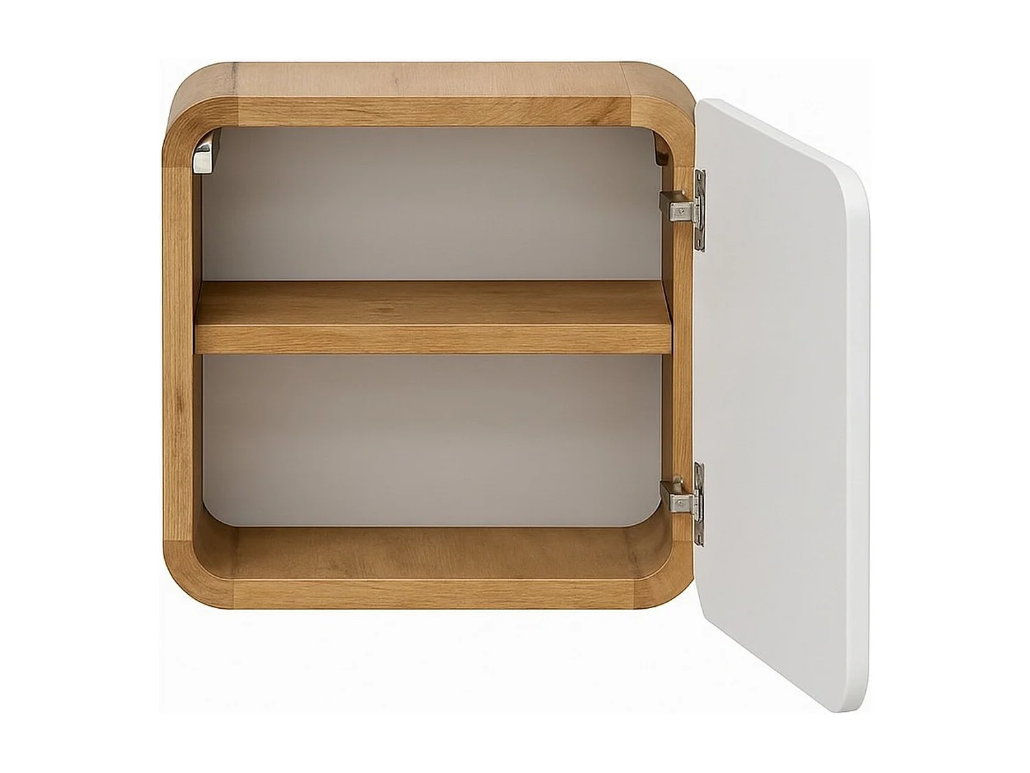 Small Bathroom Cabinet Wall Mounted Storage Cube Unit Cupboard Floating Square Cubby White Gloss Oak Aruba