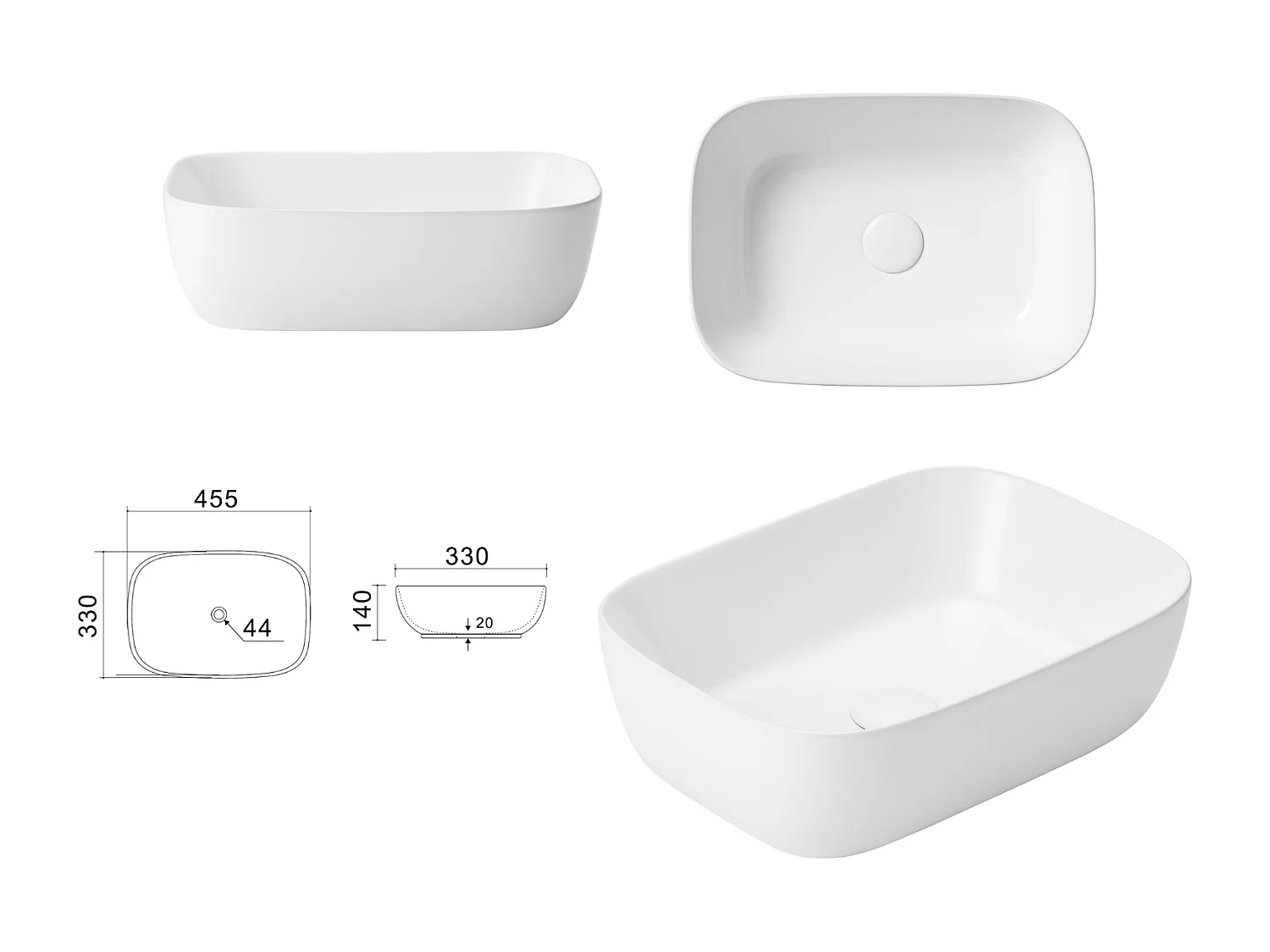 Vanity Unit with Basin 600mm Bathroom Wall Cabinet Worktop Countertop Sink Unit Beige Floating Dalia