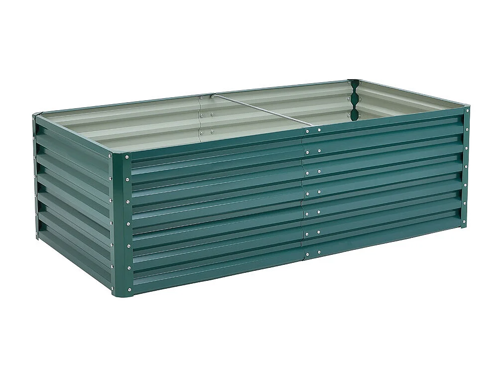 180 x 91cm Rectangular Zinc Steel Colourbond Raised Garden Bed - Green