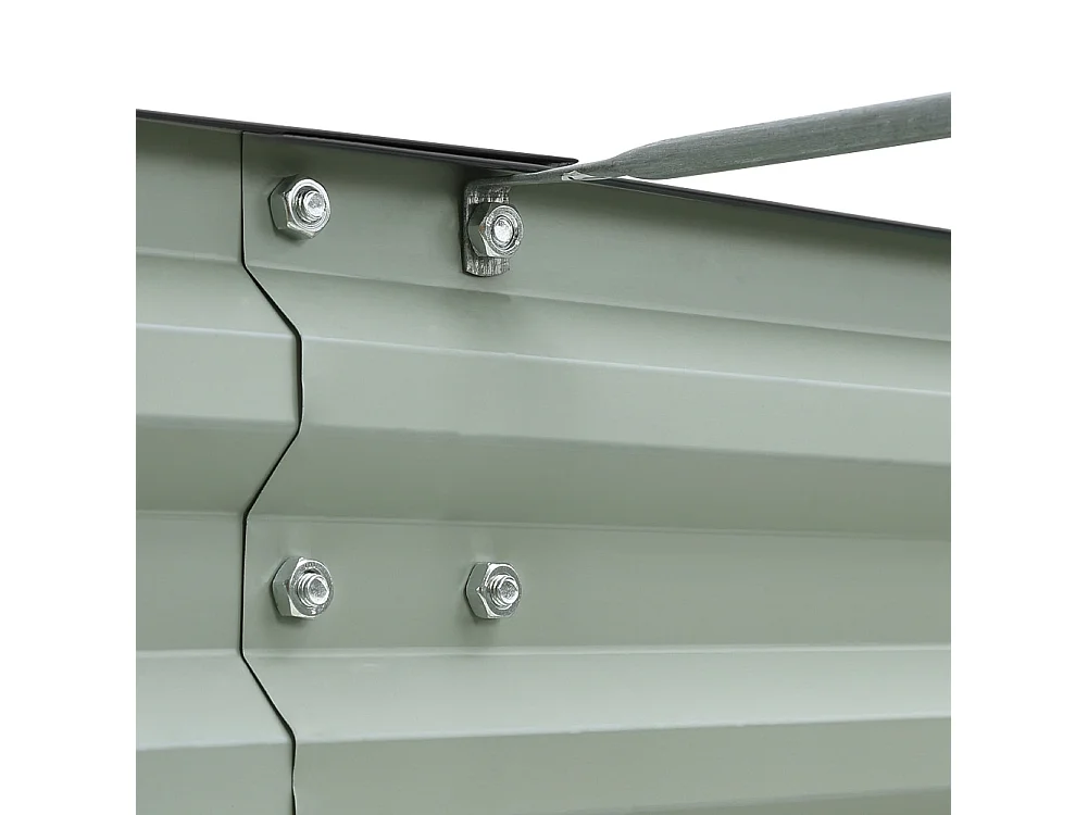 180 x 90cm Rectangular Zinc Steel Colourbond Raised Garden Bed - Anthracite