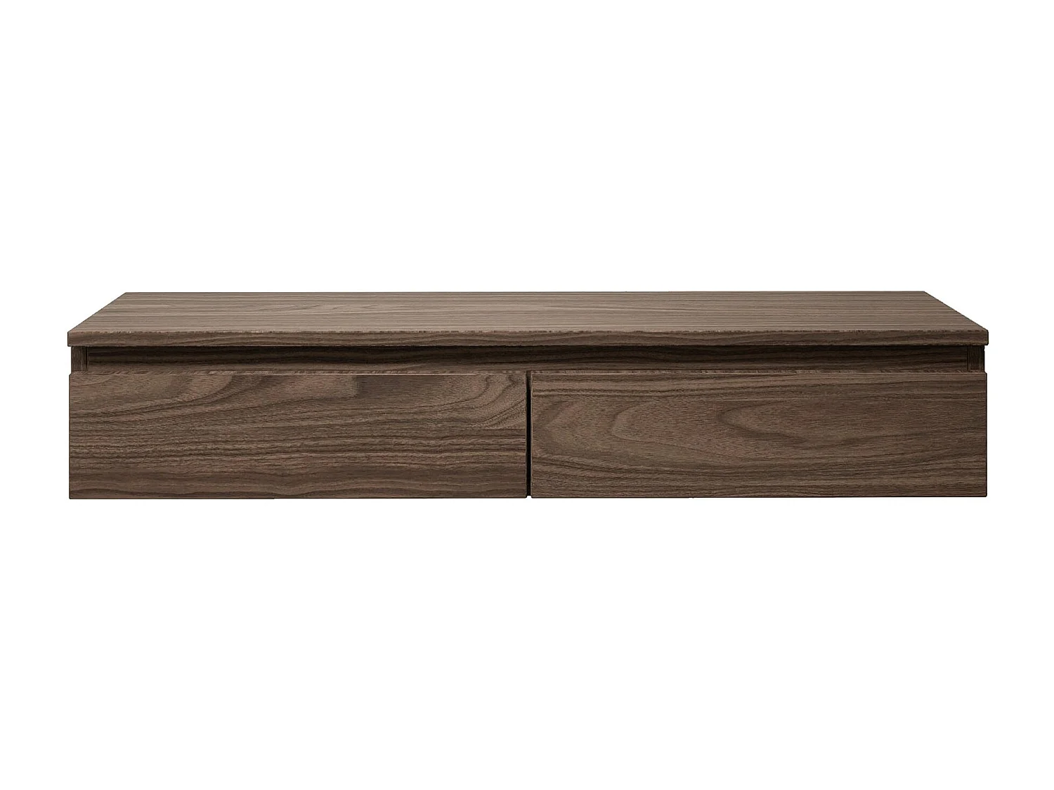 TV-Hängeboard 2-türig - Holzoptik Walnuss Wisconsin - 100 cm - BEMMI SLIM
