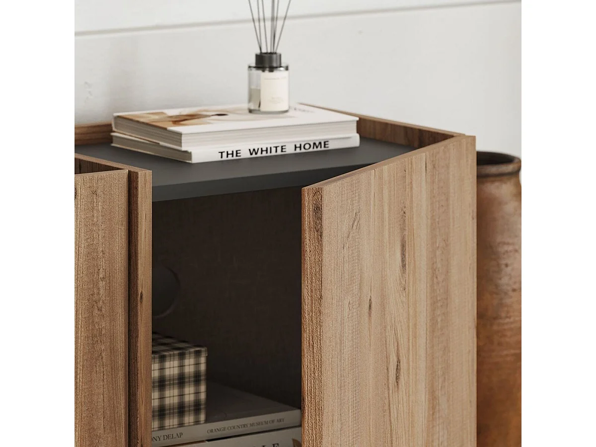 Meuble TV 4 portes L180 cm - ARVEN