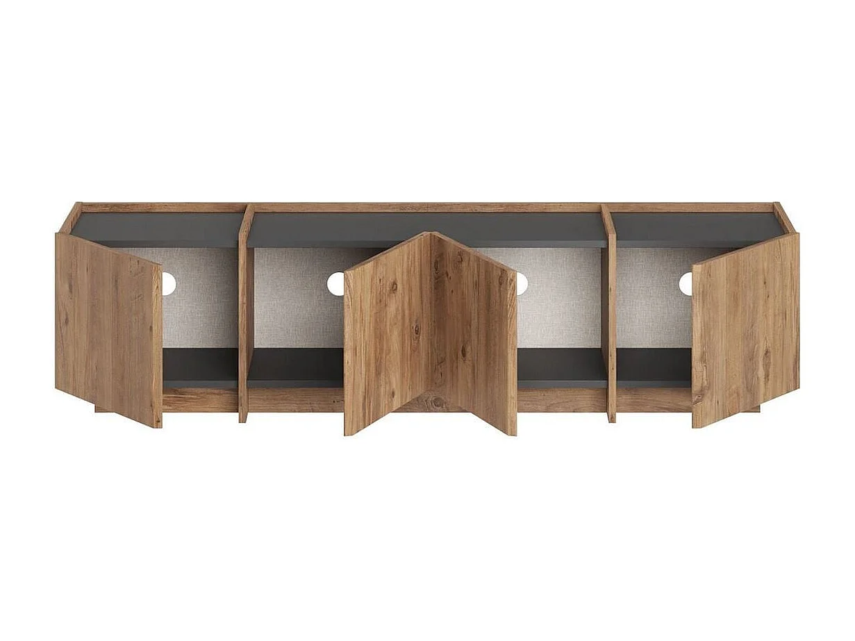 Meuble TV 4 portes L180 cm - ARVEN
