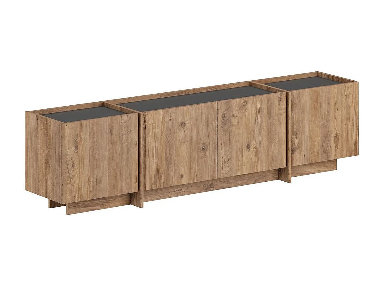 Meuble TV 4 portes L180 cm - ARVEN