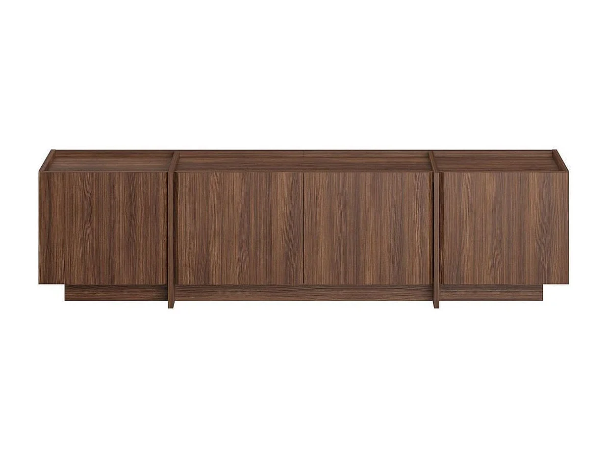 TV-Möbel 2 Türen, 2 Klappen und 1 Fach L180 cm - ARVEN