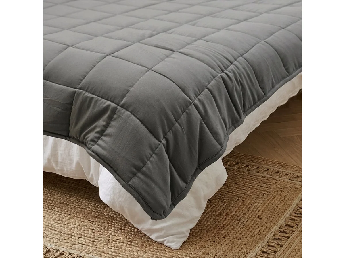 Couverture lestée anti-stress - Couette ponderée relaxante microfibre douce - 150x200cm