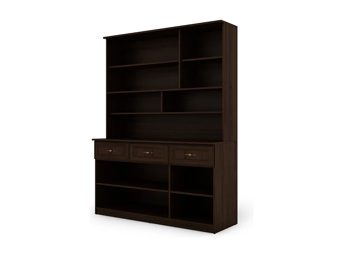 Buffet spacieux 150 cm avec placards, étagères et tiroirs – style moderne, grande capacité de rangement